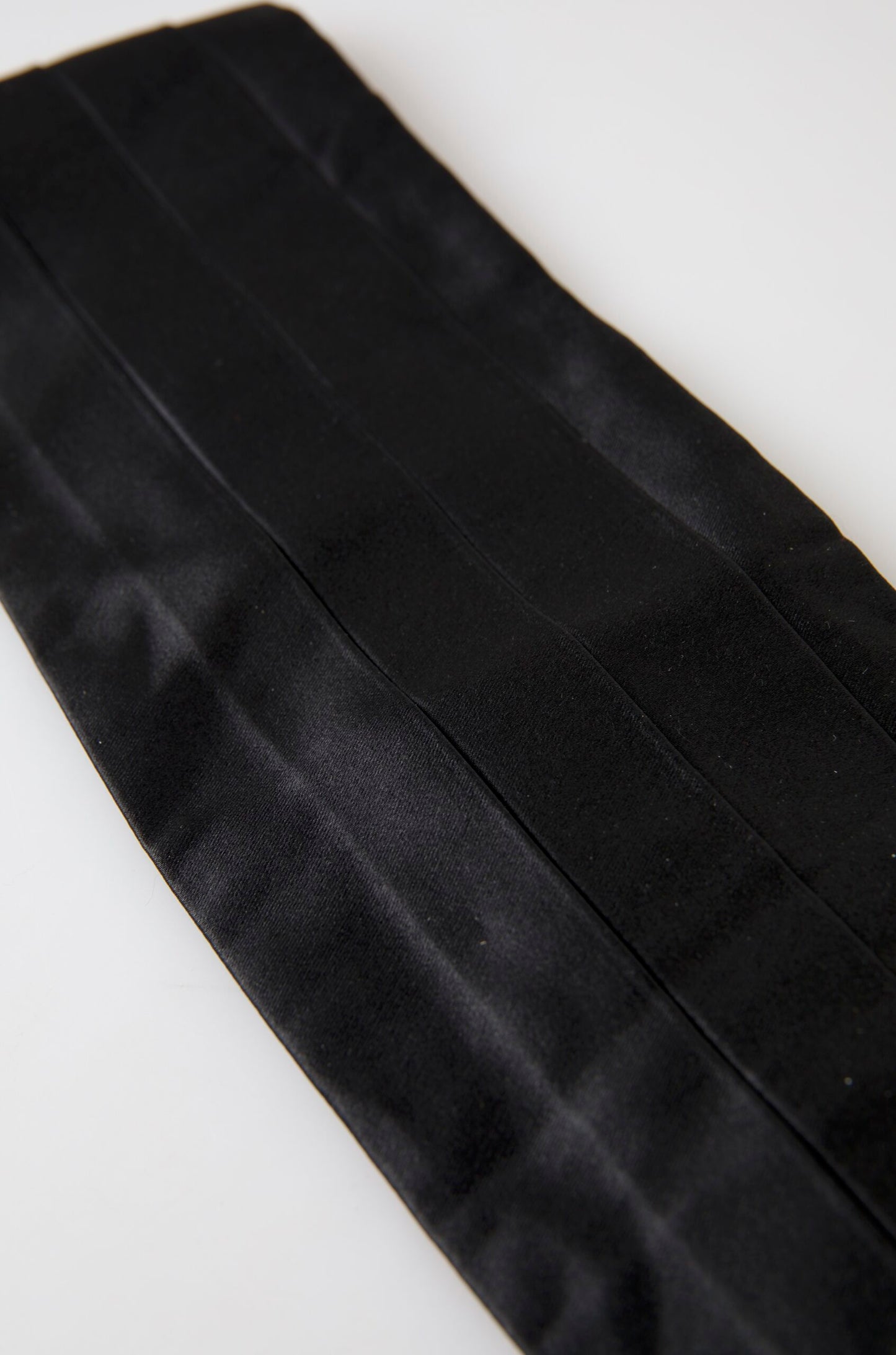 Exclusive Silk Black Cummerbund