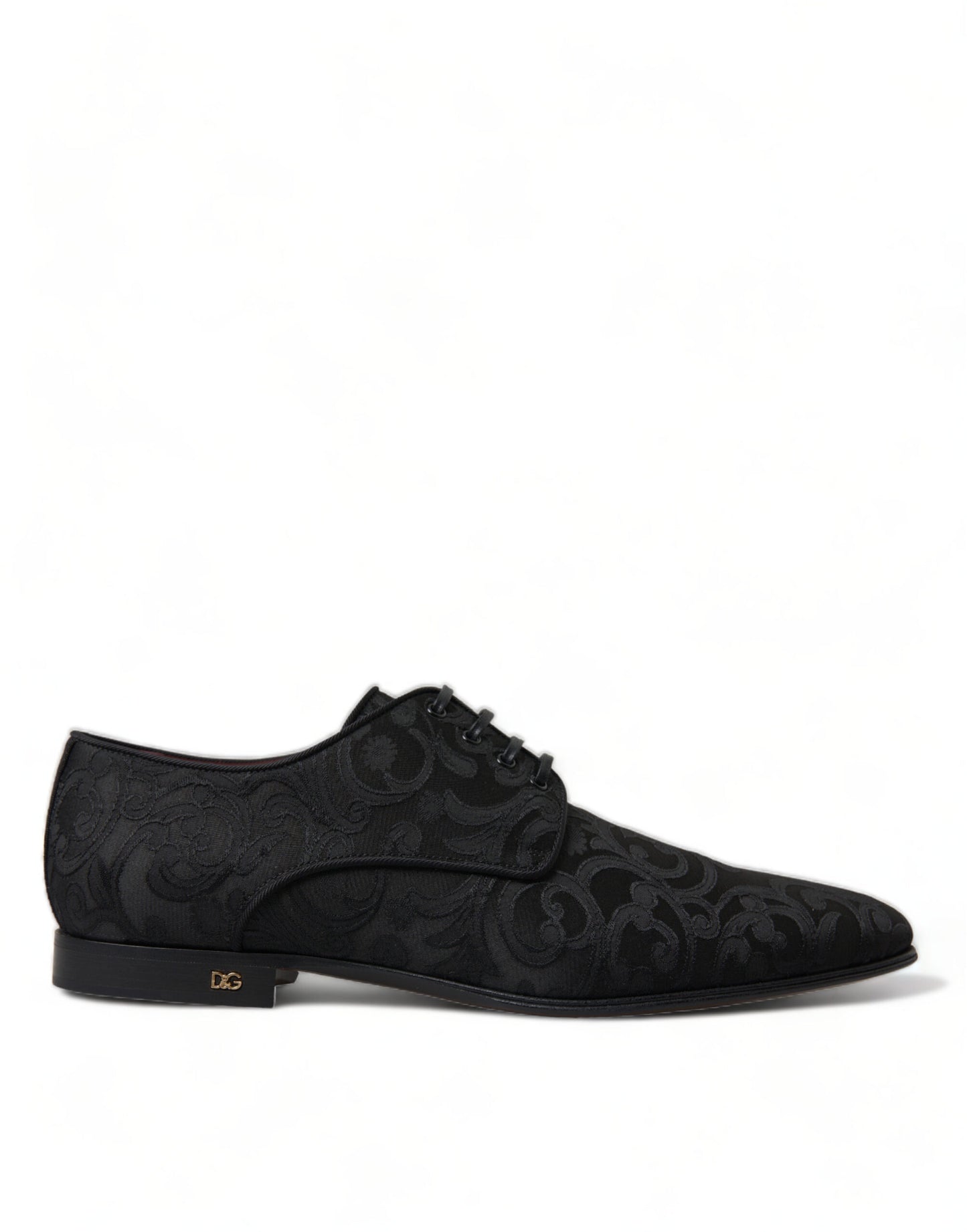 Elegant Jacquard Lace-Up Derby Dress Shoes