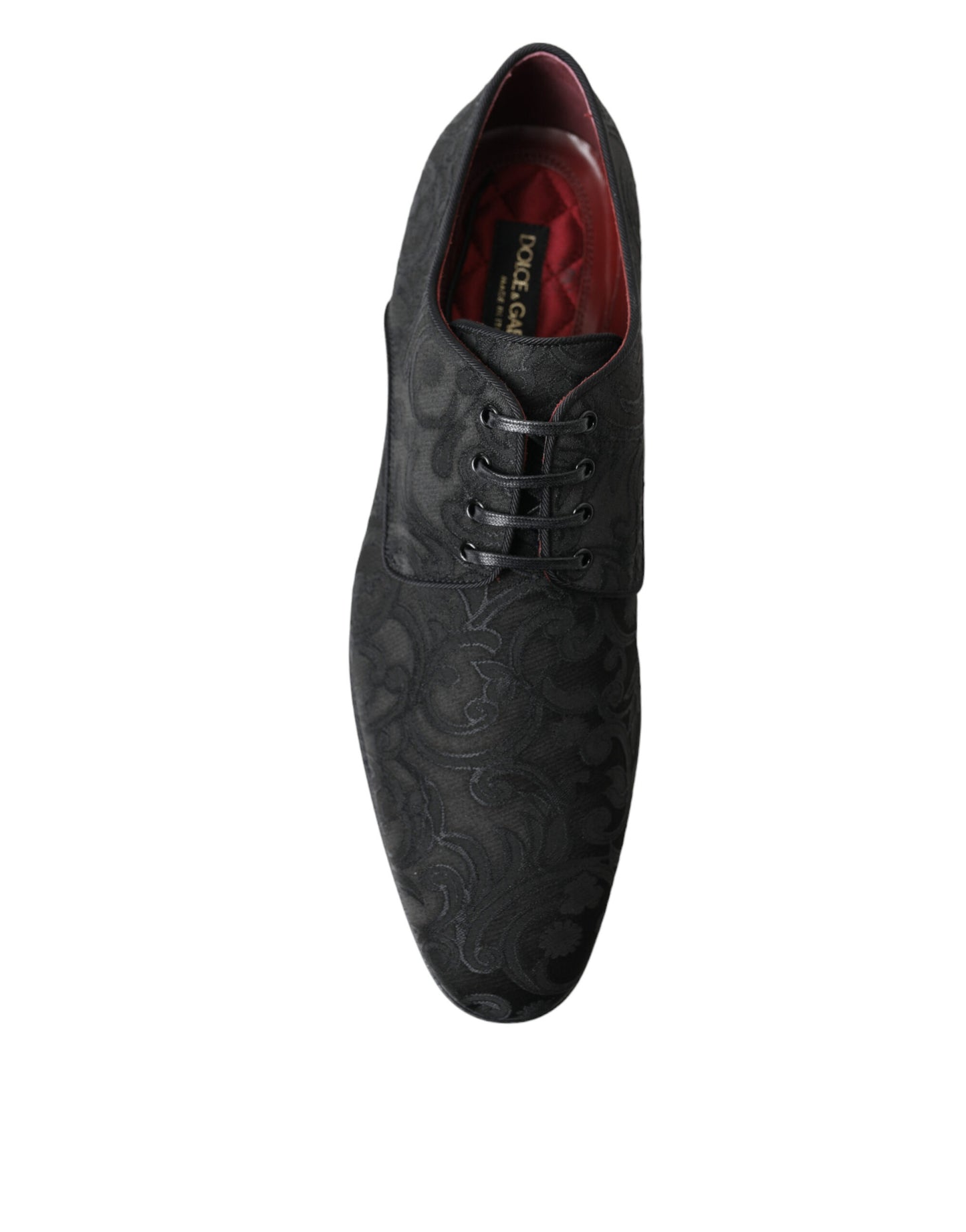 Elegant Jacquard Lace-Up Derby Dress Shoes