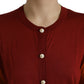 Multicolor Cardigan Color Block Silk Crewneck Sweater