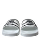 White Rubber Sandals Slippers Beachwear Men Shoes