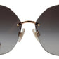 Elegant Gold Gradient Sunglasses for Women