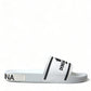 White Rubber Sandals Slippers Beachwear Men Shoes