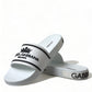 White Rubber Sandals Slippers Beachwear Men Shoes