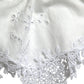 White Cotton Lace Trim Collared Blouse Top