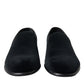 Black Velvet Loafers Formal Dress Shoes