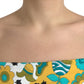 Multicolor Floral Sleeveless Cropped Top