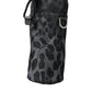 Black Leopard Round Slim Tote Bottle Cage Bag