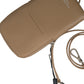 Beige Leather Purse Crossbody Sling Phone Bag