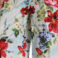 Multicolor Floral High Waist Wide Leg Pants