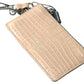 Beige Croc-Embossed Leather Wallet