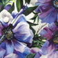 Purple Anemone High Waist Hot Pants Shorts