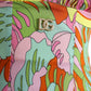 Multicolor Floral Silk A-Line Dress