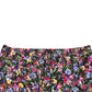 Multicolor Floral High Waist Hot Pants Shorts