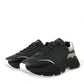 Black White Leather Logo Daymaster Sneakers Shoes