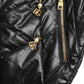Black Embellished High Waist Hot Pants Shorts