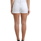 White Front Lace High Waist Hot Pants Shorts