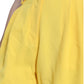 Yellow Viscose High Waist Bermuda Shorts