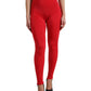 Red Nylon DG Logo Slim Leggings Pants