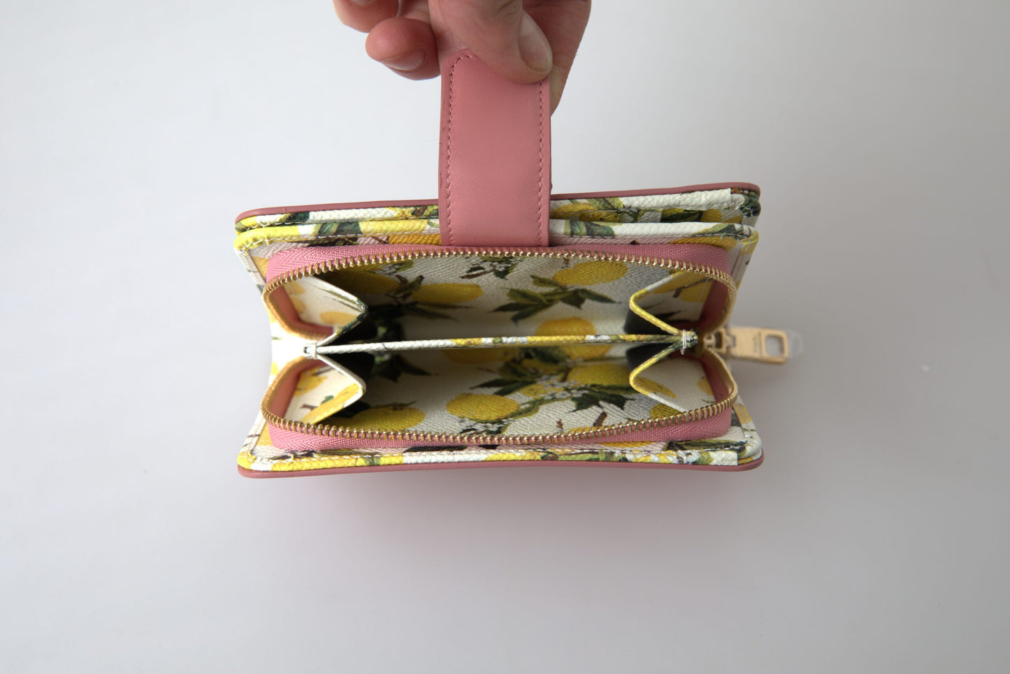 Chic Pink Zip Around Continental Wallet