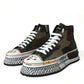 Multicolor Camouflage High Top Sneakers Shoes
