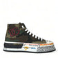 Multicolor Camouflage High Top Sneakers Shoes