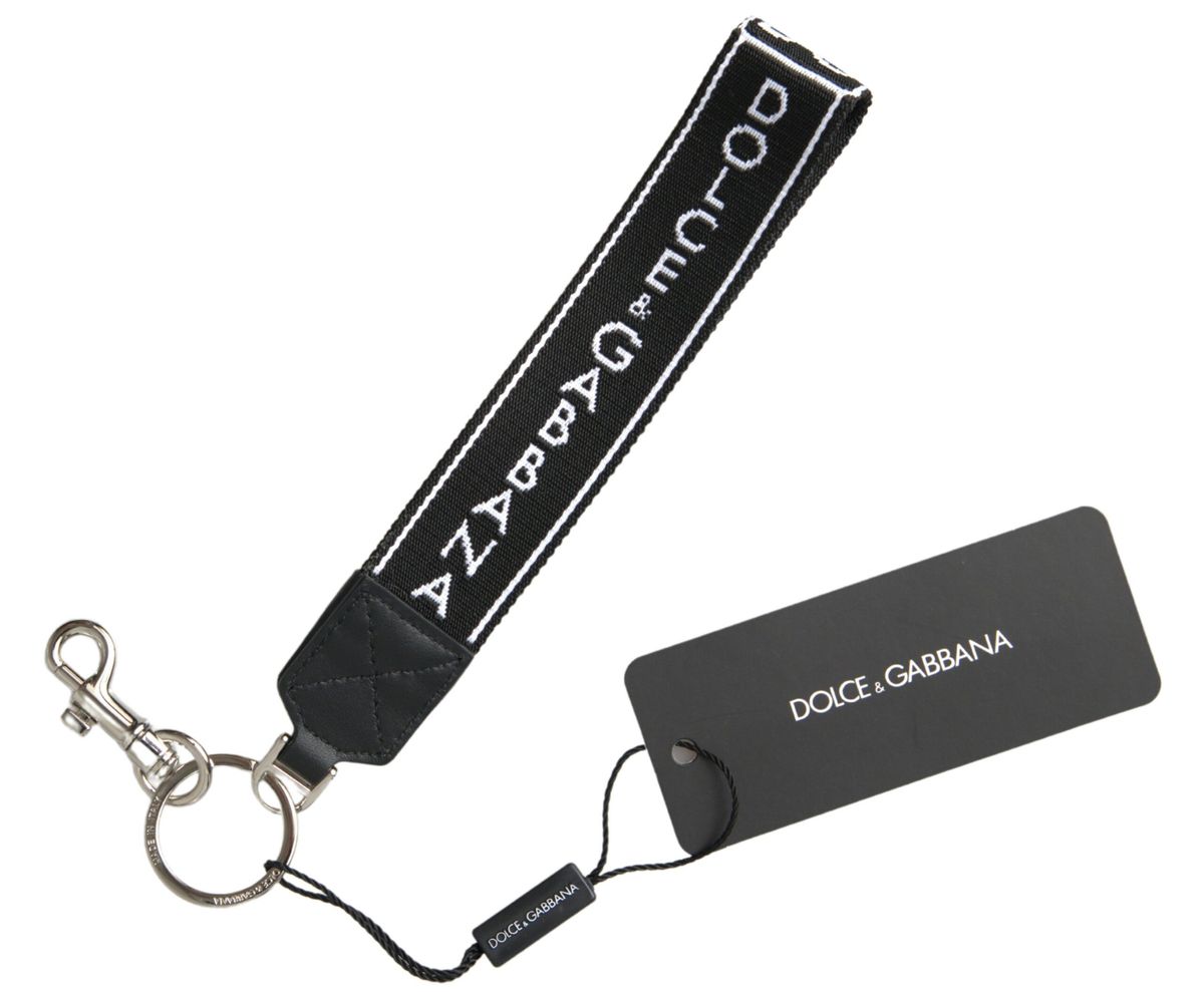 Elegant Monochrome Keychain & Charm