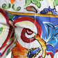 Majolica Print Tapered Cotton Pants
