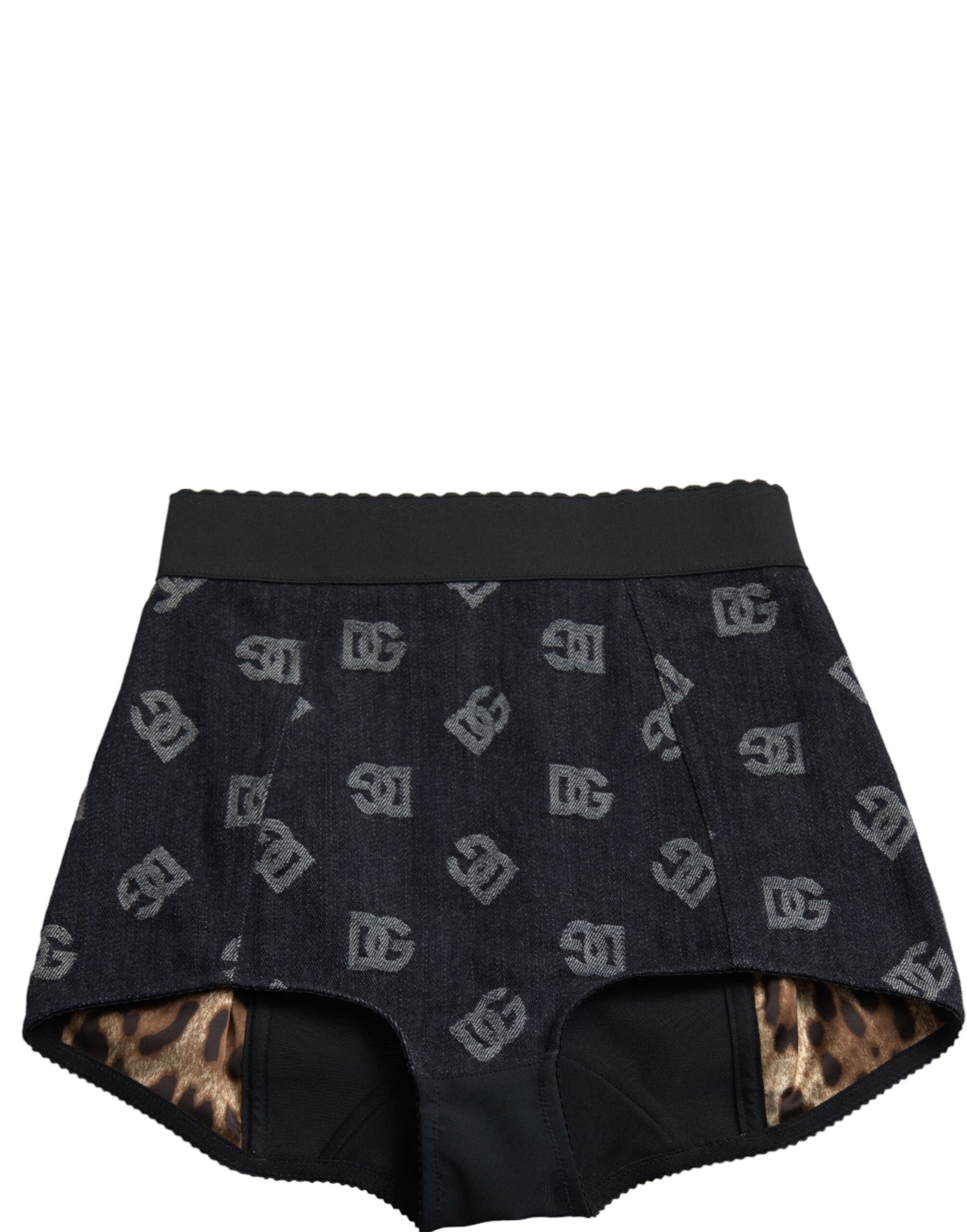 Chic High-Waist Cotton Hot Pants