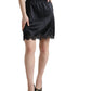 Elegant High Waist Lace Pencil Skirt