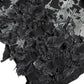 Black Gray Lace Cotton High Waist Denim Mini Skirt