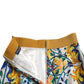 Multicolor Majolica High Waist Mini Skirt