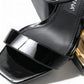 Chic Black Leather Ankle Strap Sandals