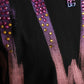 Black Embellished Crewneck Pullover Sweater
