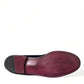 Black Velvet Loafers Formal Dress Shoes