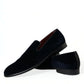 Black Velvet Loafers Formal Dress Shoes