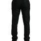 Black Wool Slim Fit Formal Trouser Dress Pants