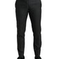 Dark Gray Stretch Slim Formal Pants