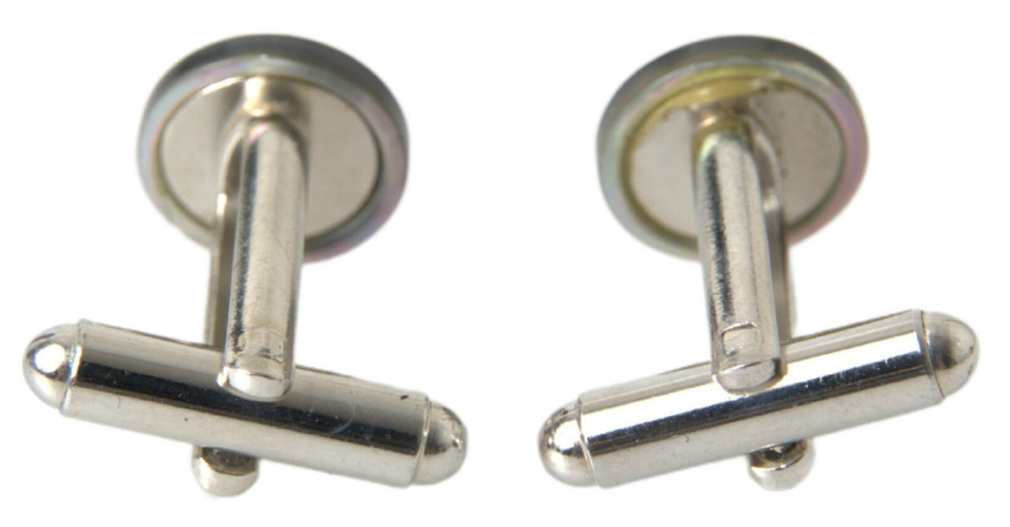 Elegant Silver Plated Cufflinks