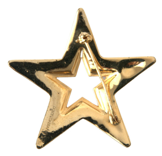 Elegant Gold Plated Star Pin