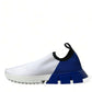 White Blue Sorrento Low Top Men Casual Sneakers Shoes