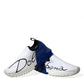 White Blue Sorrento Low Top Men Casual Sneakers Shoes