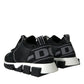 Black Sorrento Lace Up Low Top Men Sneakers Shoes