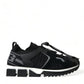 Black Sorrento Lace Up Low Top Men Sneakers Shoes