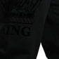 Black Cotton Logo Sweatpants Jogging Pants