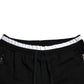 Black Cotton Logo Sweatpants Jogging Pants