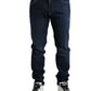 Blue Cotton Skinny Slim Denim Jeans