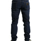 Blue Cotton Skinny Slim Denim Jeans