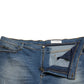 Blue Washed Cotton Bermuda Denim Men Shorts