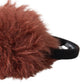 Red Alpaca Fur Earmuffs